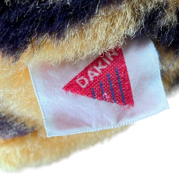 Dakin Plush Tiger Vintage 1989 Stuffed Animal Toy Jungle Cat Korea - Picture 7 of 8